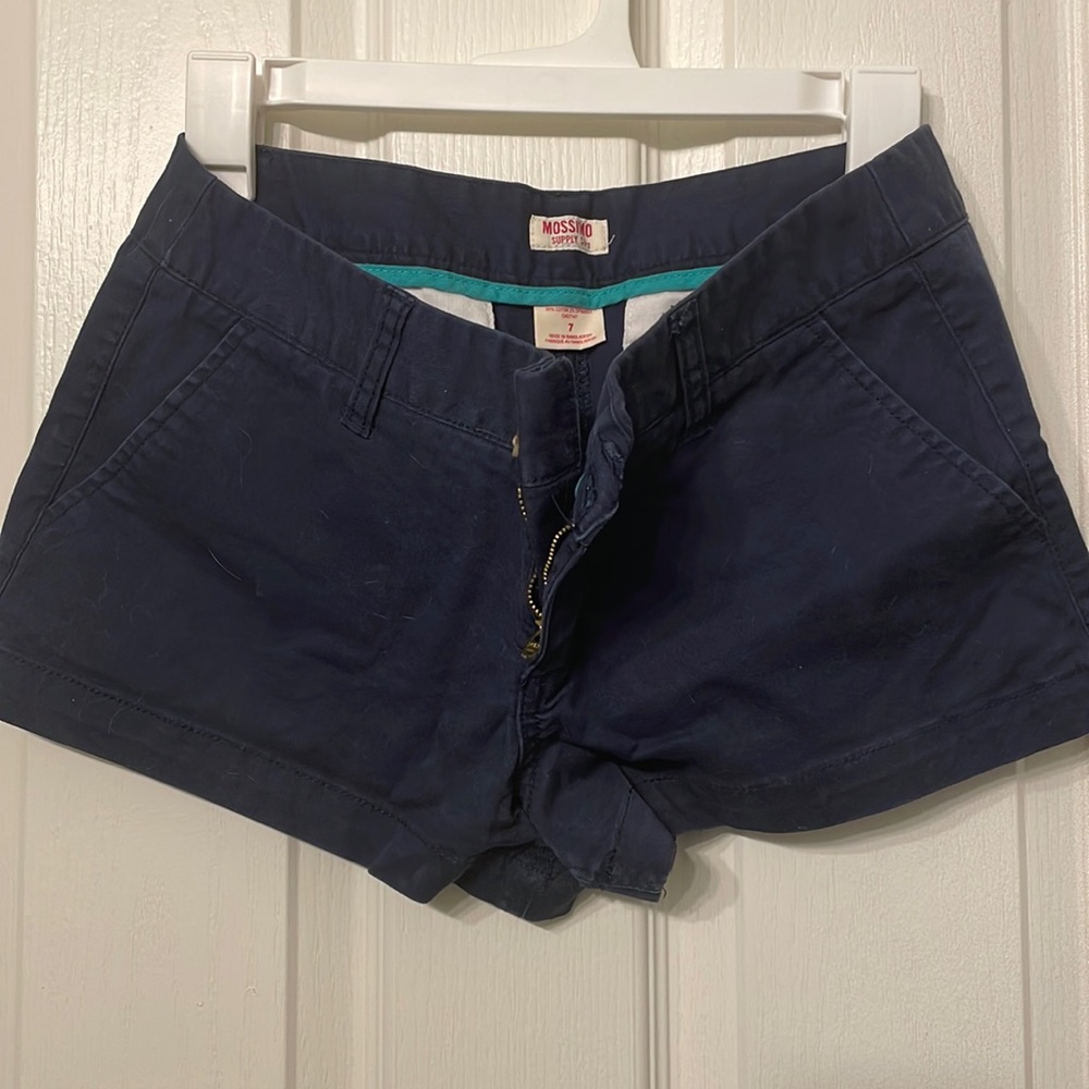 Navy blue shorts